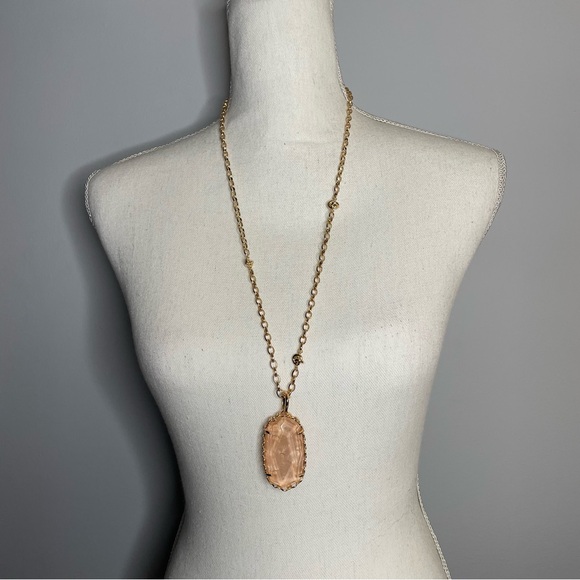 NWT Kendra Scott Macrame Reid Statement Pendant Necklace - Picture 11 of 12